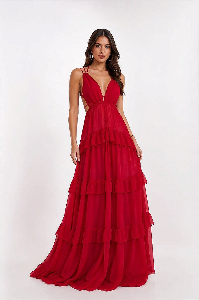 Saia de Praia Longa Fluida | We Fashion Outlet