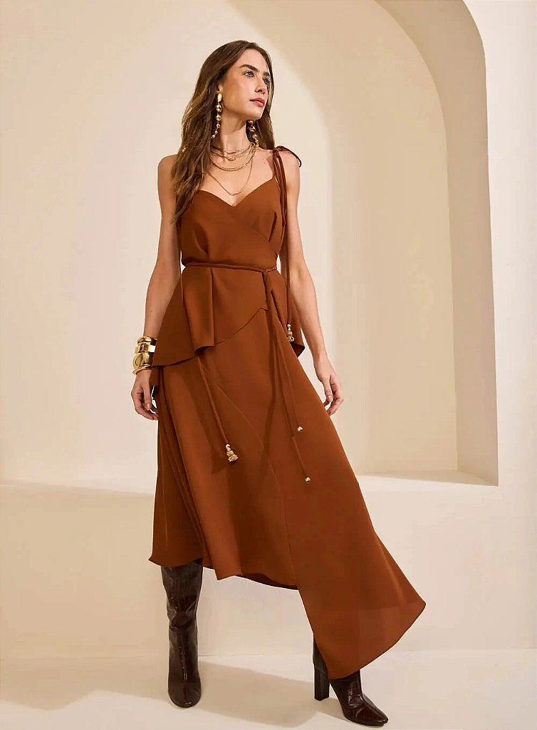 Vestido Assimétrico Alças | We Fashion Outlet