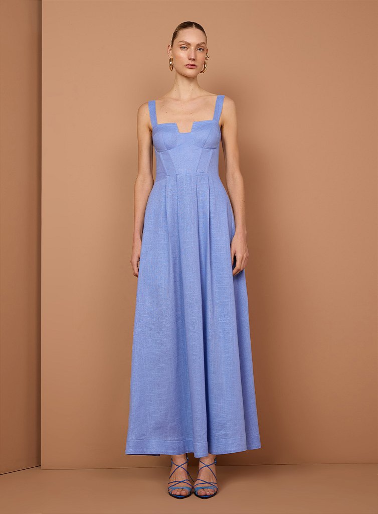 Vestido Linho Fluido Verão | We Fashion Outlet