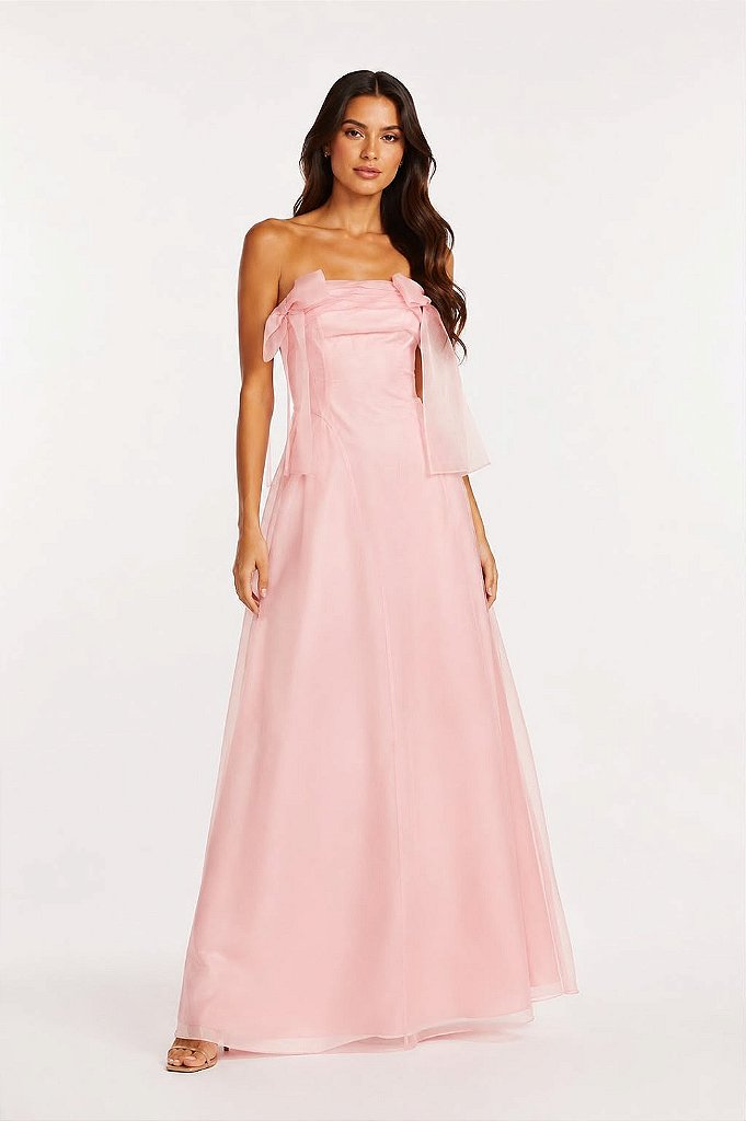 Vestido Longo Seda Fluida | We Fashion Outlet